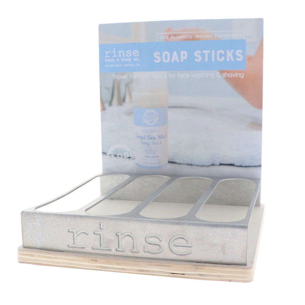 Soap Stick Display - Filled (4 flavor) - wholesale rinsesoap