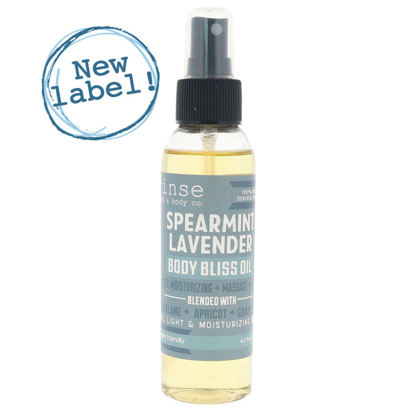 Spearmint Lavender Body Bliss Oil - Rinse Bath & Body Wholesale