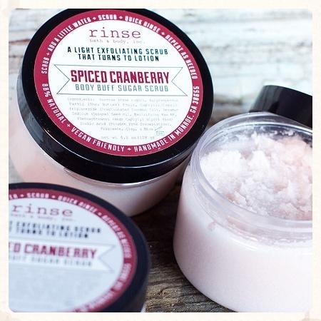 Spiced Cranberry Body Buff - wholesale rinsesoap