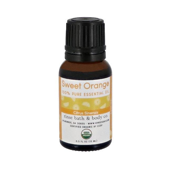 Sweet Orange Essential Oil - Certified Organic - wholesale rinsesoap