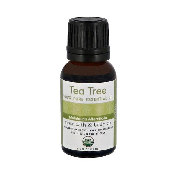Tea Tree Essential Oil - Certified Organic - wholesale rinsesoap
