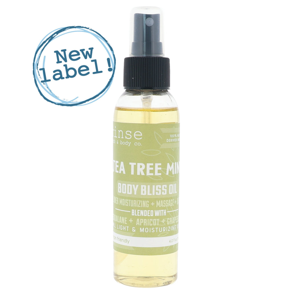 Tea Tree Mint Body Bliss Oil - Rinse Bath & Body Wholesale