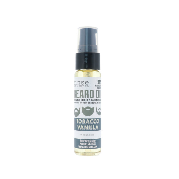 Tobacco Vanilla Beard Oil (skin & whisker elixir) - wholesale rinsesoap