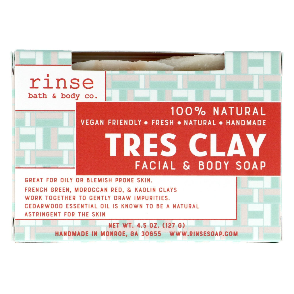 Tres Clay Soap - wholesale rinsesoap