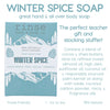Winter Spice Soap - wholesale rinsesoap